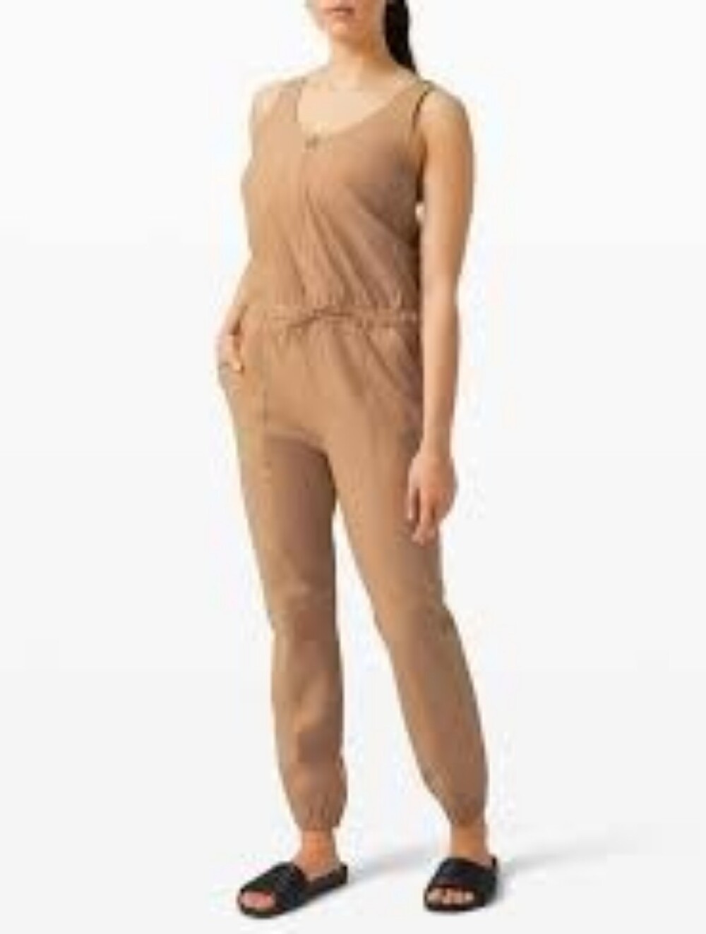 Lululemon Shift in Time Sleeveless Jumpsuit Beechwood 4